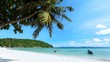 Tropical beach in sunny day