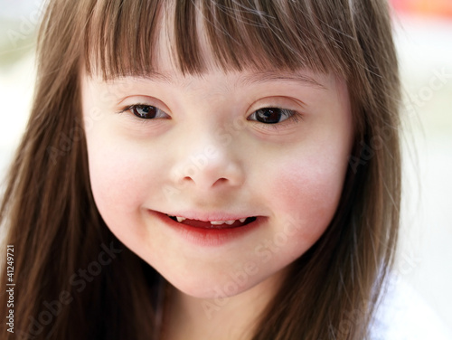 Photo: Portrait of beautiful happy girl Portrait of beautiful happy girl