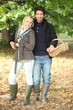 couple in the forest