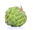 Cherimoya fruit on white