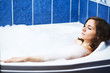 a beautiful woman in bathtub a beautiful woman in bathtub