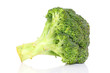 Fresh broccoli on white