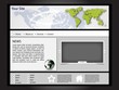 Vector: web site template web site template