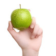 Granny Smith Apple with Hand