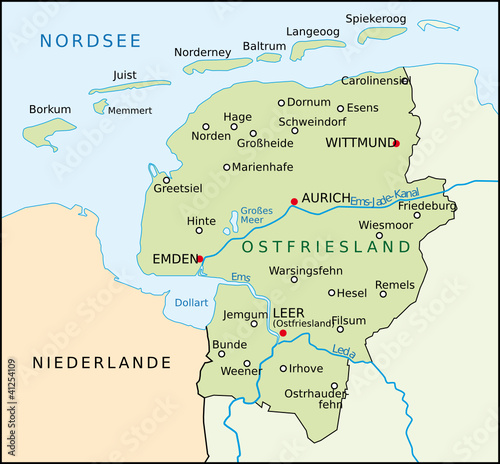 Vector: Ostfriesland Ostfriesland