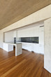modern concrete house with hardwood floor, kitchen modern concrete house with hardwood floor, kitchen