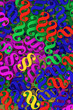 Paragraphen Chaos bunt