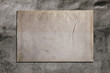 old paper on wall