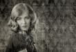 black and white vintage portrait