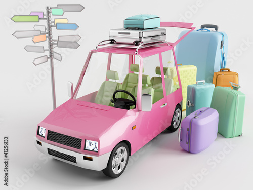 Illustration: Car Travel Car Travel