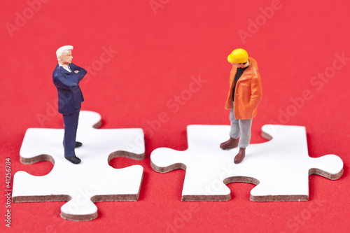 Photo: Arbeitgeber vs Arbeitnehmer Arbeitgeber vs Arbeitnehmer