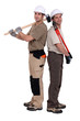 Man with hammer Man with hammer