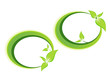 abstract leaf based template