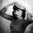 Woman retro portrait in 1920. Woman retro portrait in 1920.