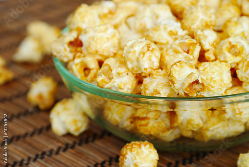 Photo: Popcorn in the plate Popcorn in the plate