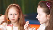 Girl rejects food