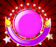 Circle surrounded by purple stars