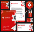 obchodn&iacute; styl, corporate identity &scaron;ablony 7 (rud&aacute; průmyslov&eacute;)