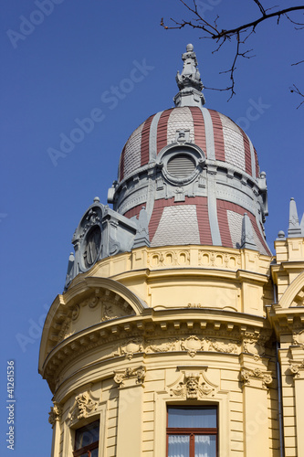Photo: Building roof in Zagreb, Croatia Building roof in Zagreb, Croatia