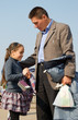 Foto: Girl and dad. Girl and dad.