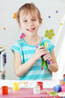 Child painting