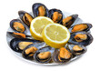 Tapa de mejillones al vapor.