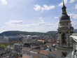 View from the dome of St Stephans Cathedral Budapest Hungary
