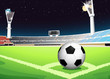 Soccer at night Soccer at night