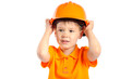 Photo en ligne au meilleur prix boy in construction helmet