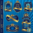 blue royal labeles blanck