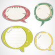 Speech bubbles & scrapbook elements Speech bubbles & scrapbook elements