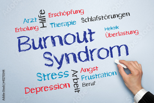 Illustration: Burnout Syndrom Burnout Syndrom