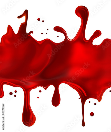 Illustration: red paint red paint