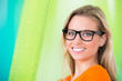 blonde studentin mit brille blonde studentin mit brille