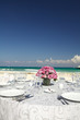 Tavolo allestito per matrimonio
