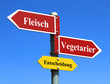 Fleisch oder Vegetarier?