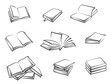 Vetor: Hardcover books Hardcover books