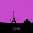 Paris -Tour Eiffel - Sacré Coeur