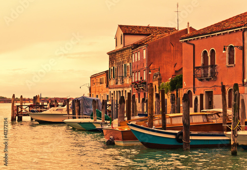 Murano boats in Venice