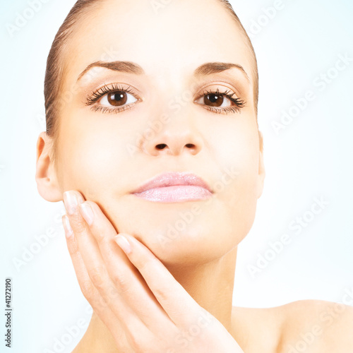 Photo: natural beautiful woman portrait natural beautiful woman portrait