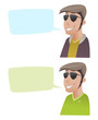 Man with Flat Caps