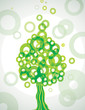 vector abstract  tree