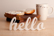 Photo: Hello in Front of Breakfast Hello in Front of Breakfast