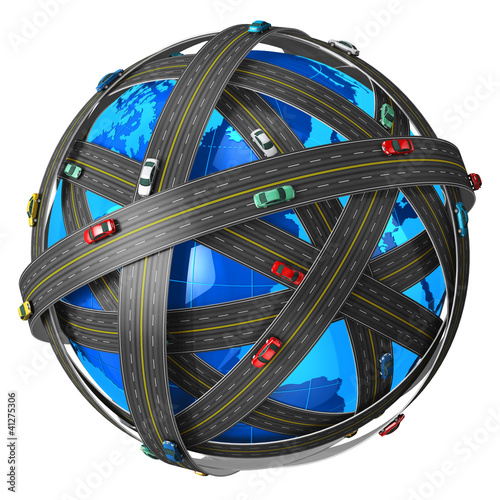 Illustration: Travel and transportation concept Travel and transportation concept
