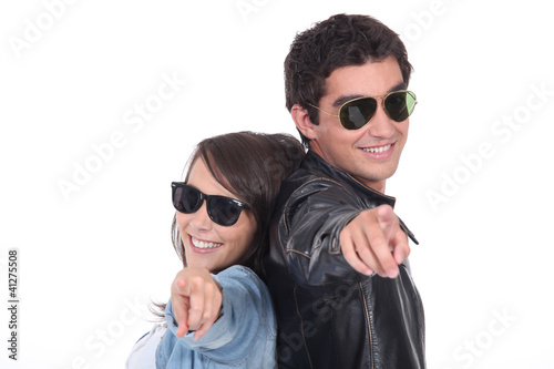 Photo: Teen with sunglasses Teen with sunglasses