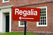 Regalia Sign at Harvard University Graduation