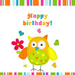 Template greeting card, vector