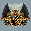 Vector: ornamental shield ornamental shield