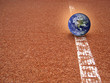 die erde ist noch nicht im Aus 3, (Earth image by courtesy of vi