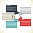 Colorful presentations with five text box